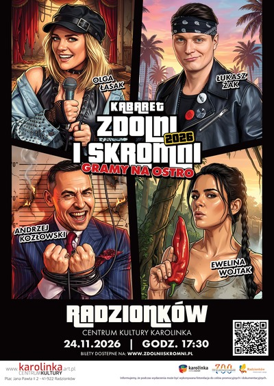 Plakat wydarzenia Kabaret Zdolni i Skromni