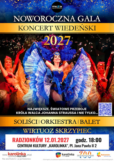 Plakat wydarzenia Koncert Noworoczna Gala