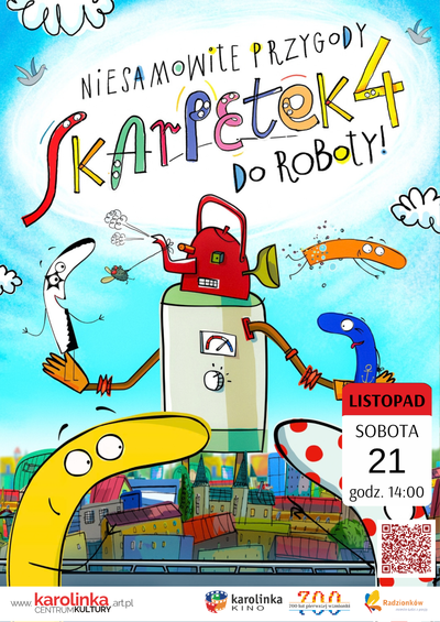 Plakat wydarzenia Kino Niesamowite przygody skarpetek 4. Do roboty!